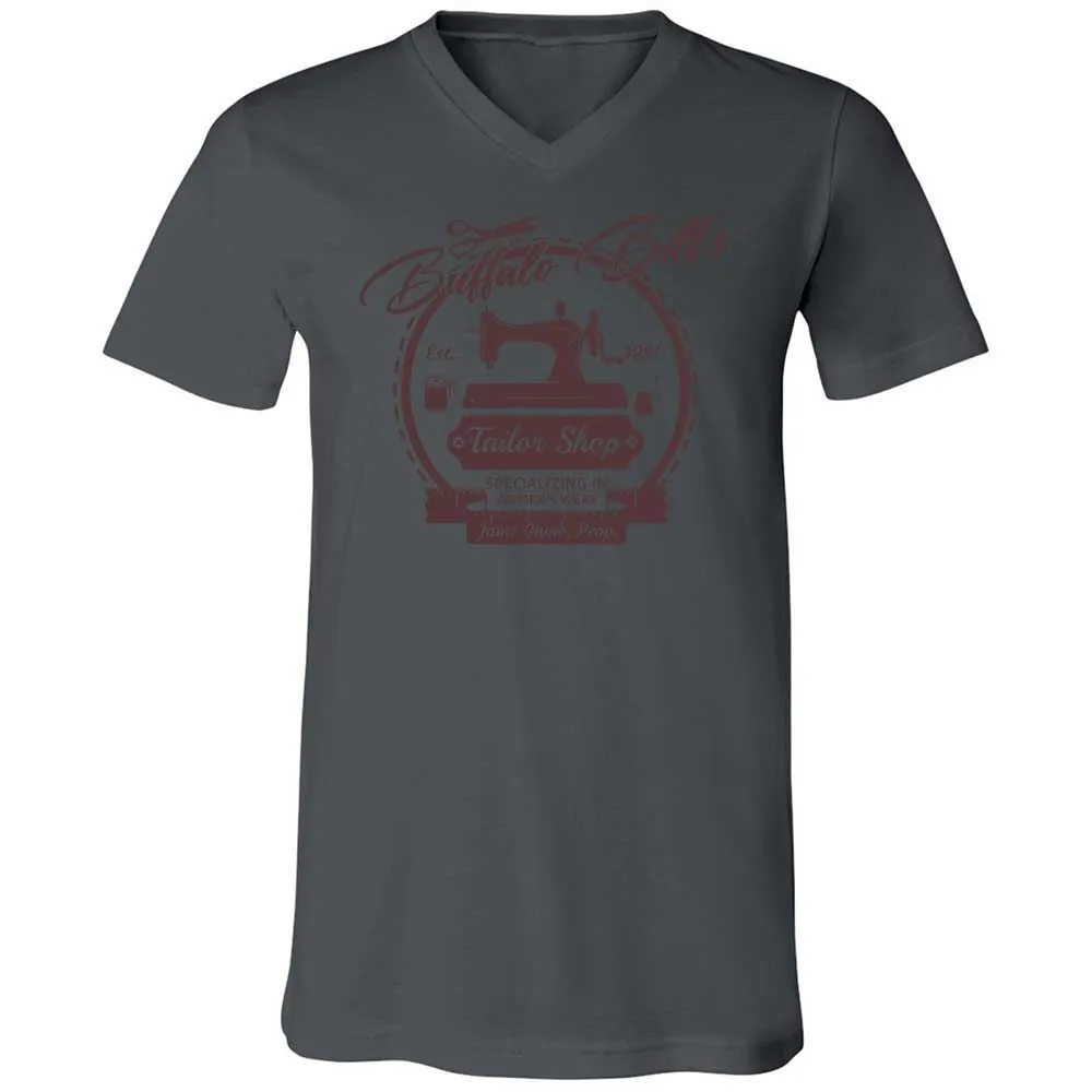 Unisex V-Neck T-Shirt - 7J74FXUU - Asphalt - 16