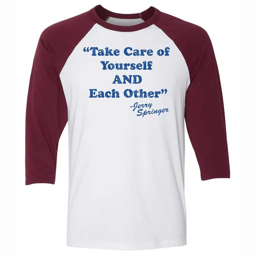 Take Of Yourself And Each Other - White/Maroon - 7