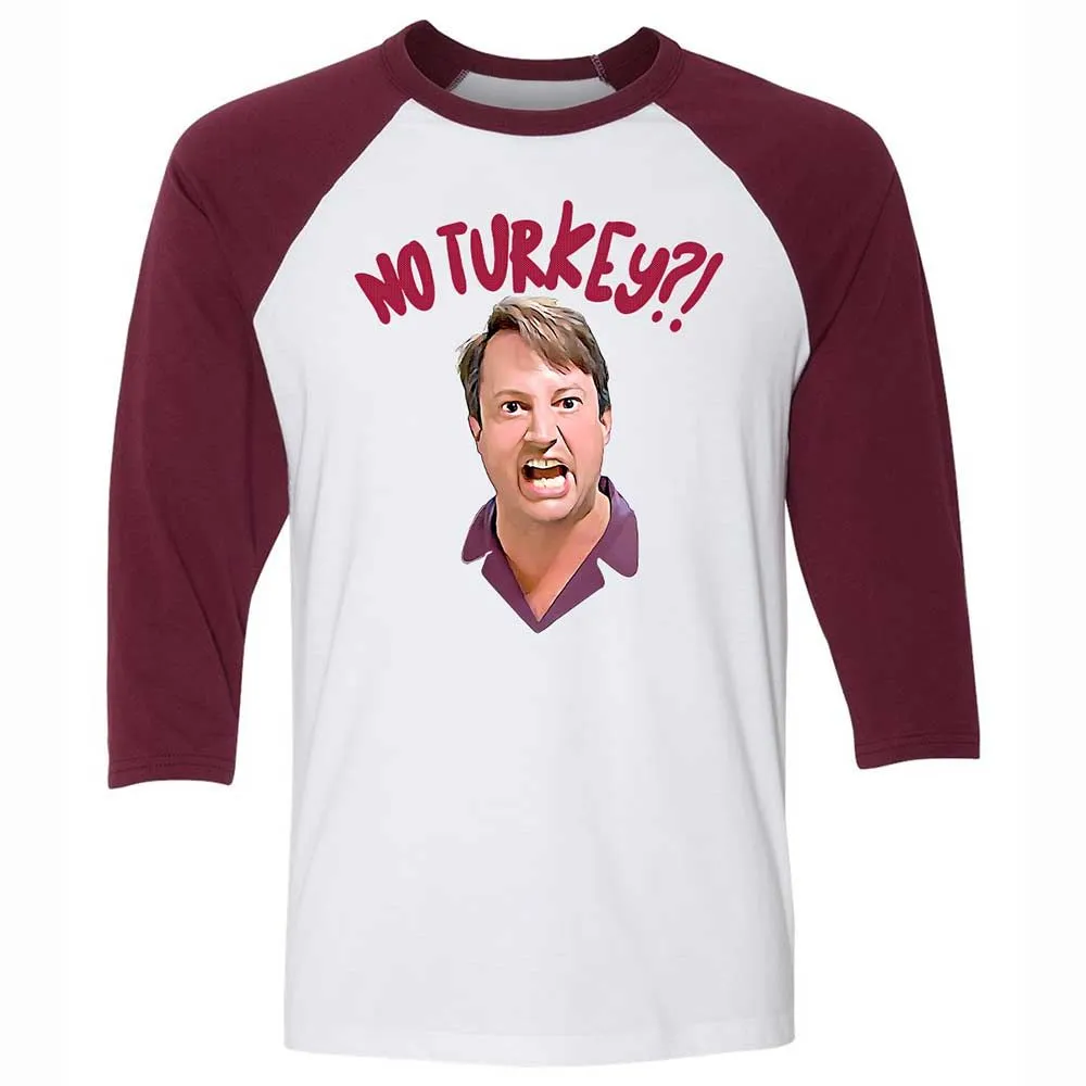 Unisex 3/4 Baseball Tee - L83LRERR - White/Maroon - 7