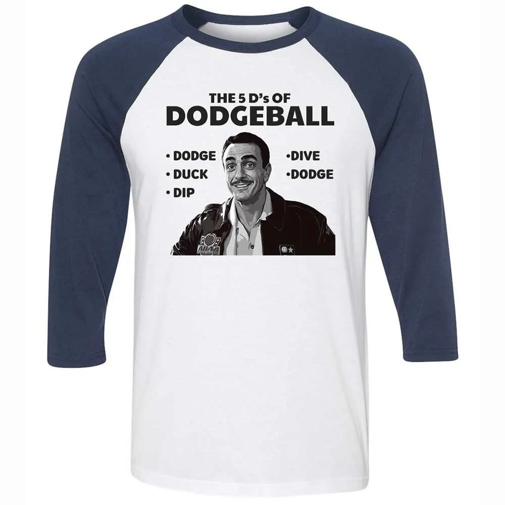 Unisex 3/4 Baseball Tee - 4LZTEVXA - White/Navy - 8