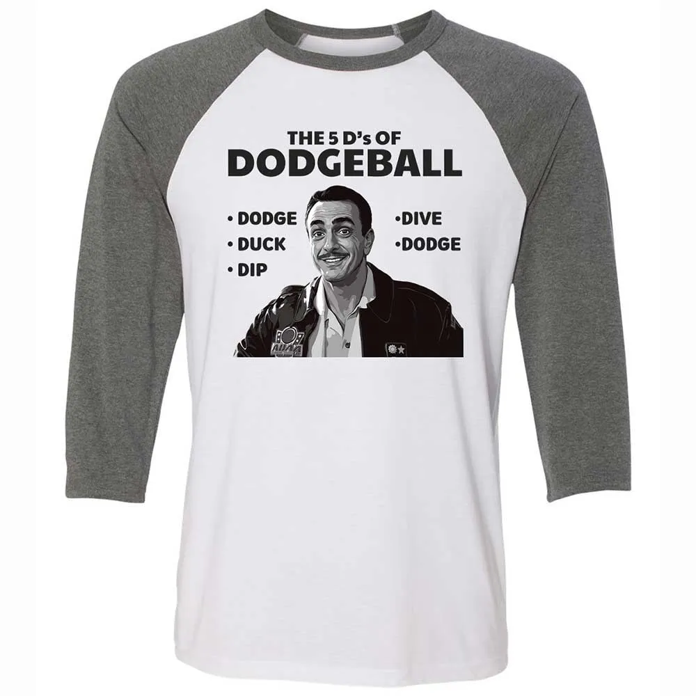 Unisex 3/4 Baseball Tee - 4LZTEVXA - White/Deep Heather - 11
