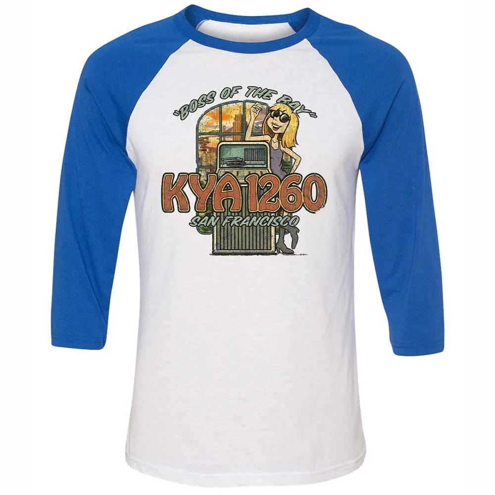 Unisex 3/4 Baseball Tee - 5VAPGKPK - White/True Royal - 10