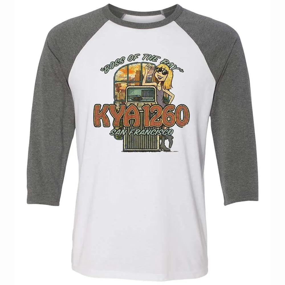 Unisex 3/4 Baseball Tee - 5VAPGKPK - White/Deep Heather - 11