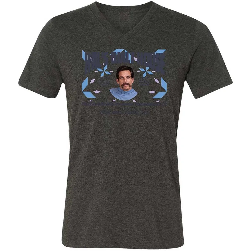 Unisex V-Neck T-Shirt - 36S9GH1R - Dark Grey Heather - 8