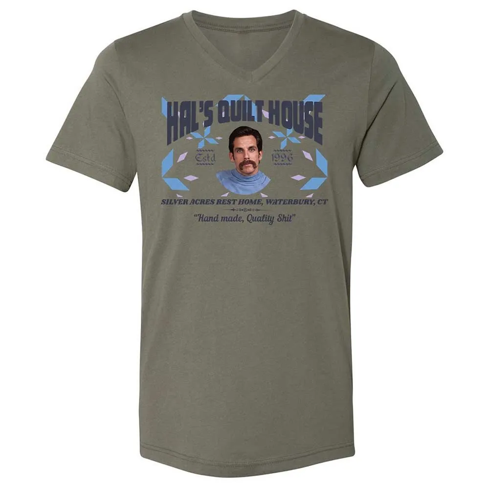 Unisex V-Neck T-Shirt - 36S9GH1R - Military Green - 15