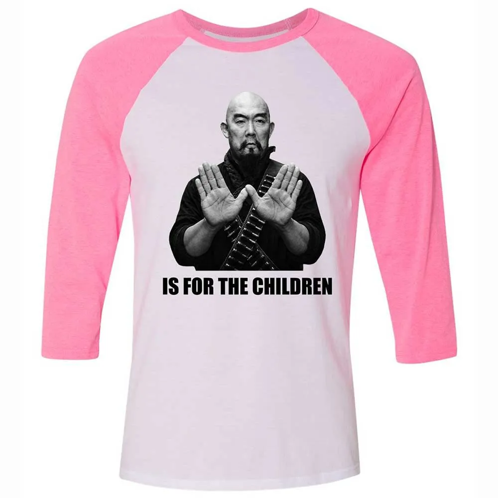 Unisex 3/4 Baseball Tee - NJQ3BZU6 - White/Neon Pink - 12