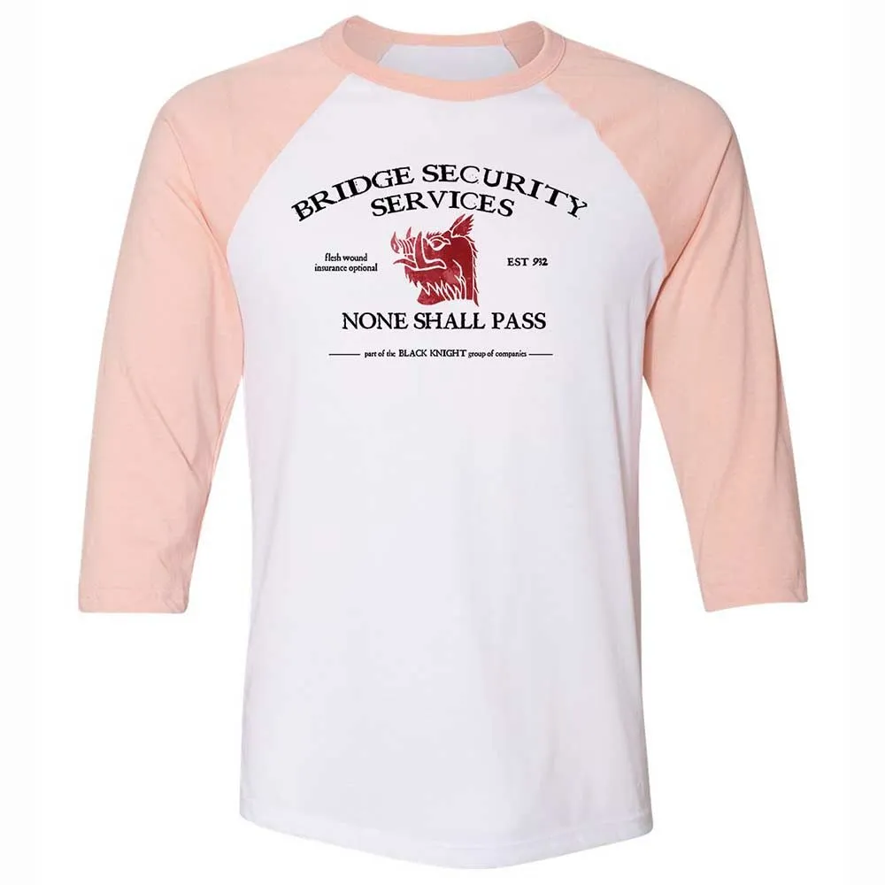 Unisex 3/4 Baseball Tee - 3WMV3F3F - White/Heather Peach - 5