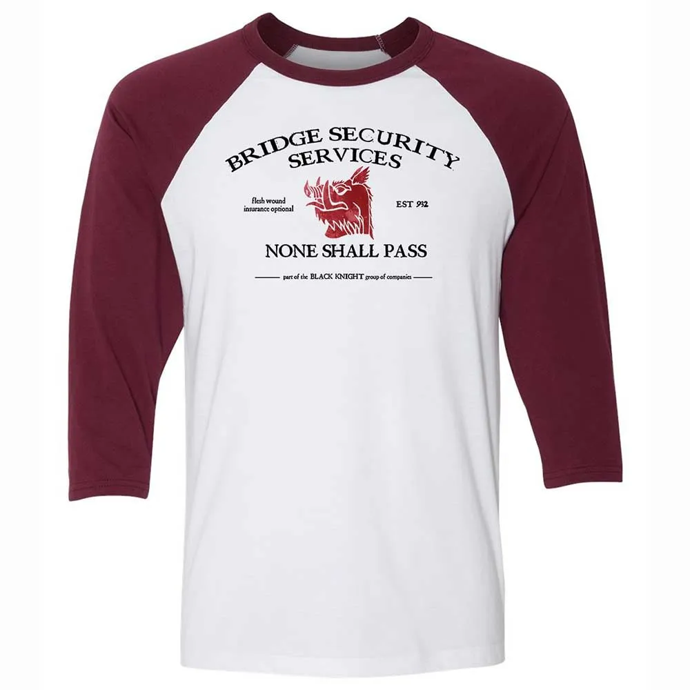 Unisex 3/4 Baseball Tee - 3WMV3F3F - White/Maroon - 7