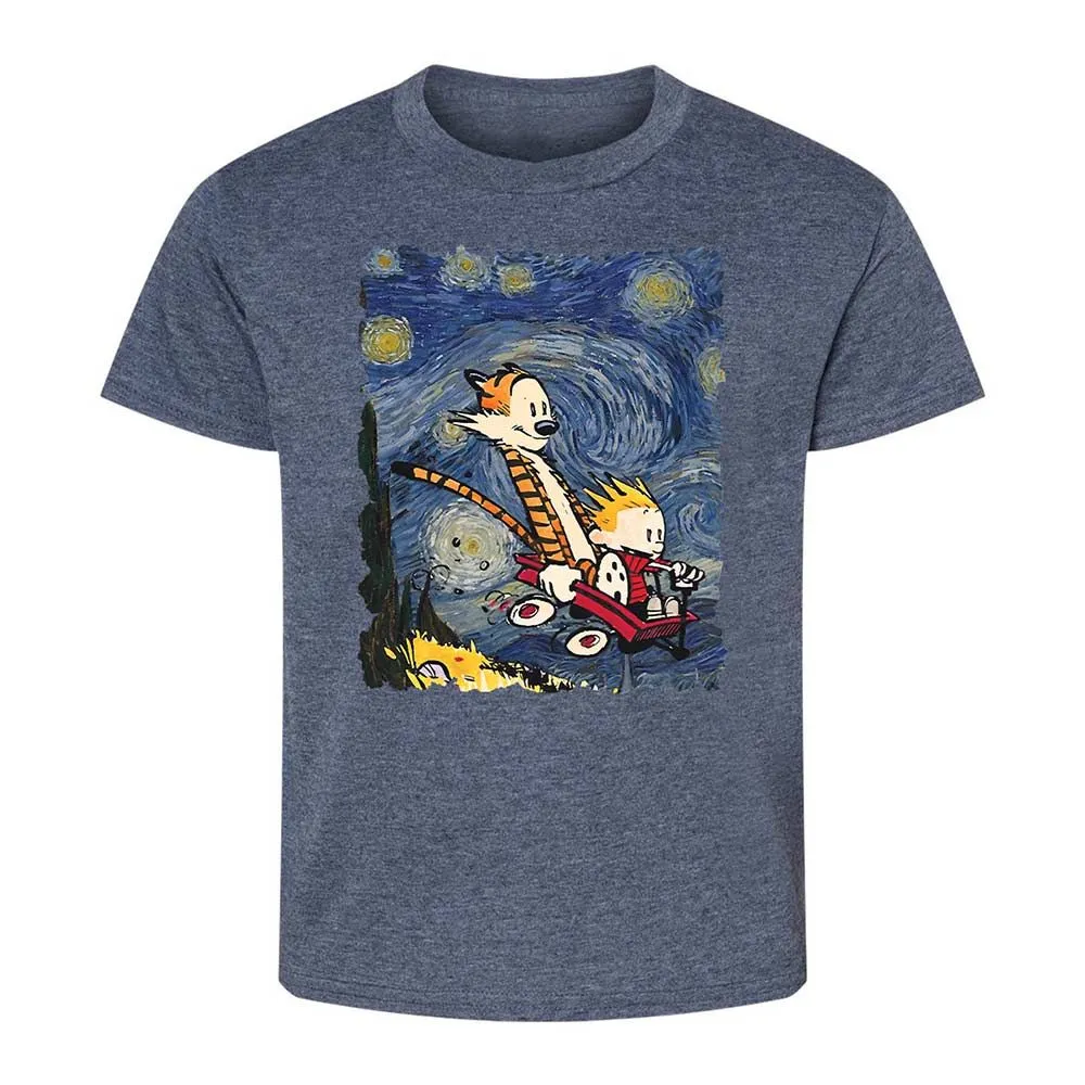 Kids T-Shirt - 17RQCS71 - Heather Navy - 15