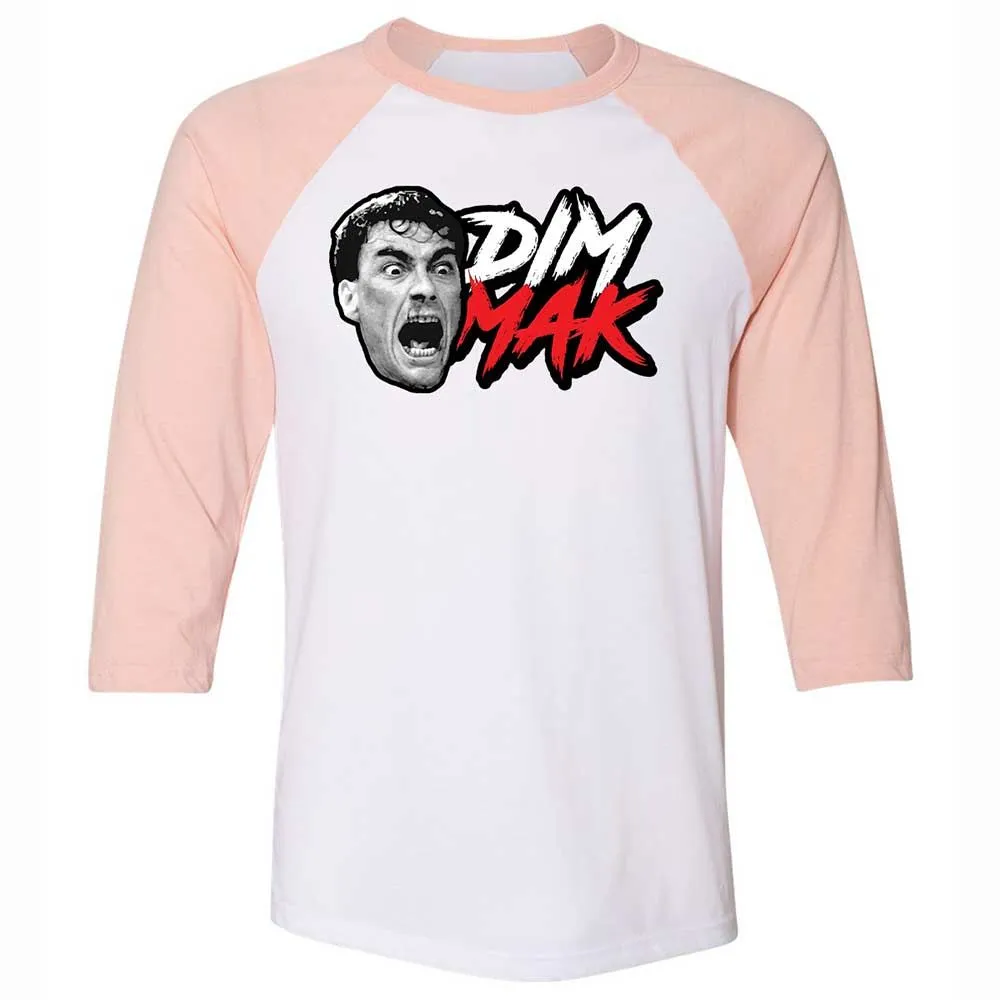 Unisex 3/4 Baseball Tee - AAPFTLS2 - White/Heather Peach - 5