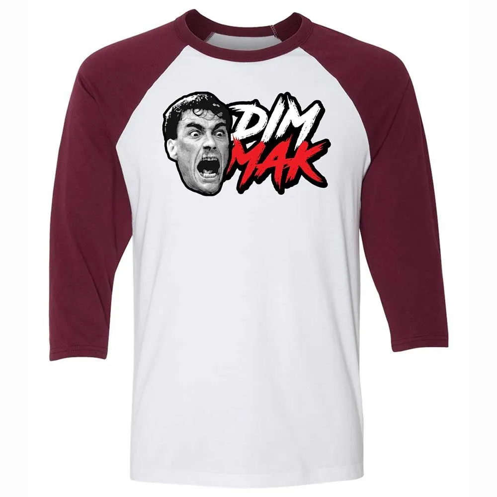 Unisex 3/4 Baseball Tee - AAPFTLS2 - White/Maroon - 7