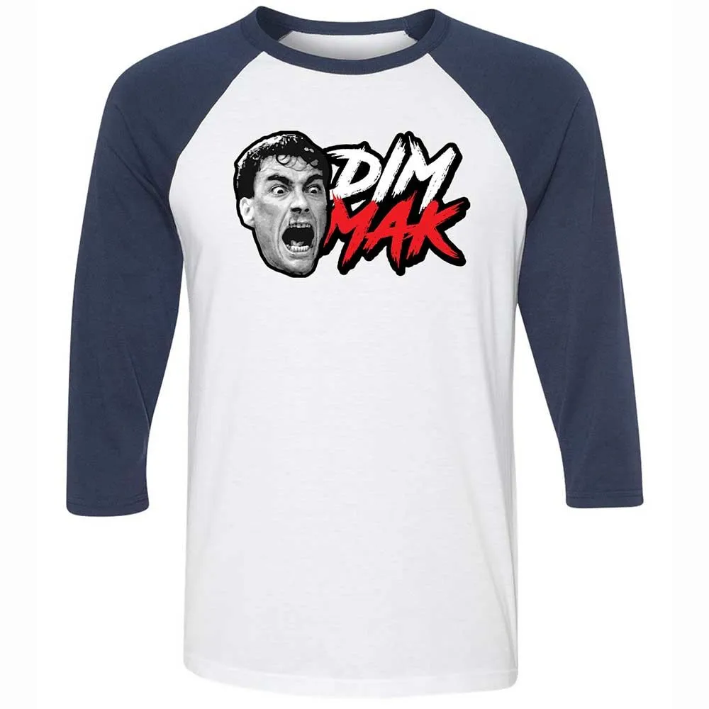 Unisex 3/4 Baseball Tee - AAPFTLS2 - White/Navy - 8