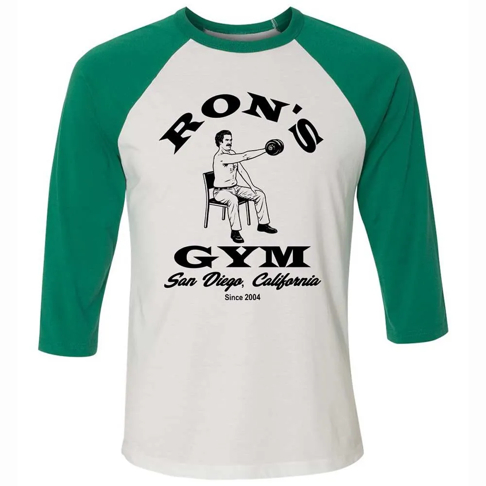 Unisex 3/4 Baseball Tee - 1R34SE9J - White/Kelly - 6