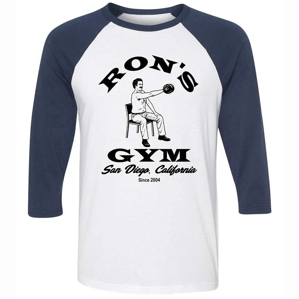 Unisex 3/4 Baseball Tee - 1R34SE9J - White/Navy - 8