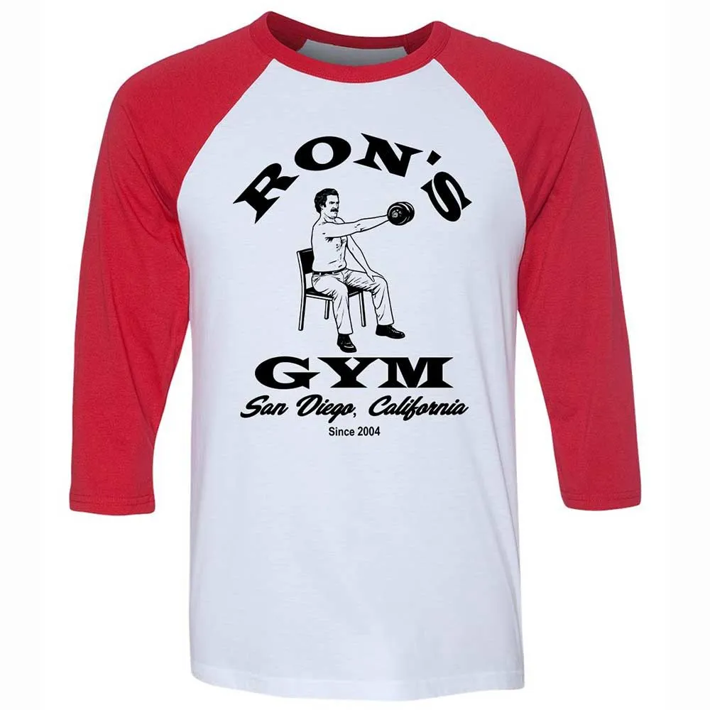 Unisex 3/4 Baseball Tee - 1R34SE9J - White/Red - 9