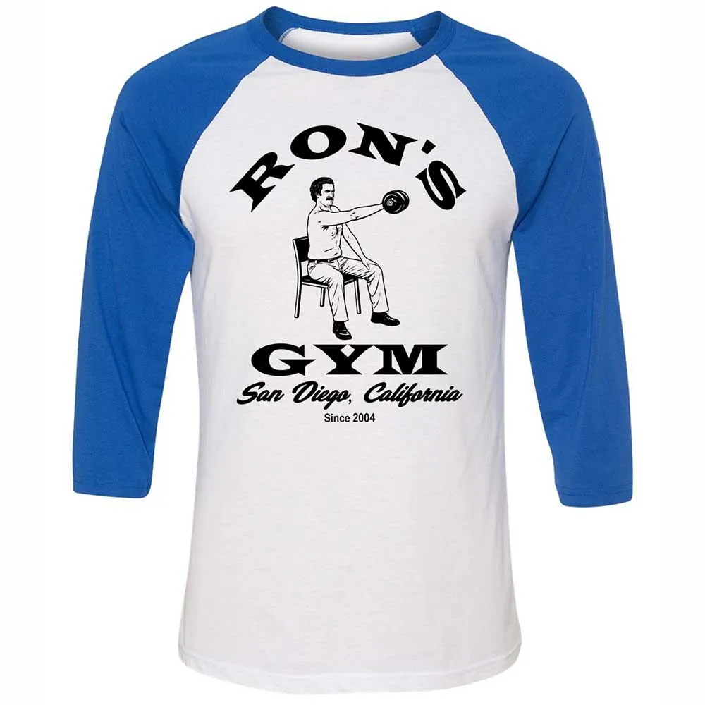 Unisex 3/4 Baseball Tee - 1R34SE9J - White/True Royal - 10