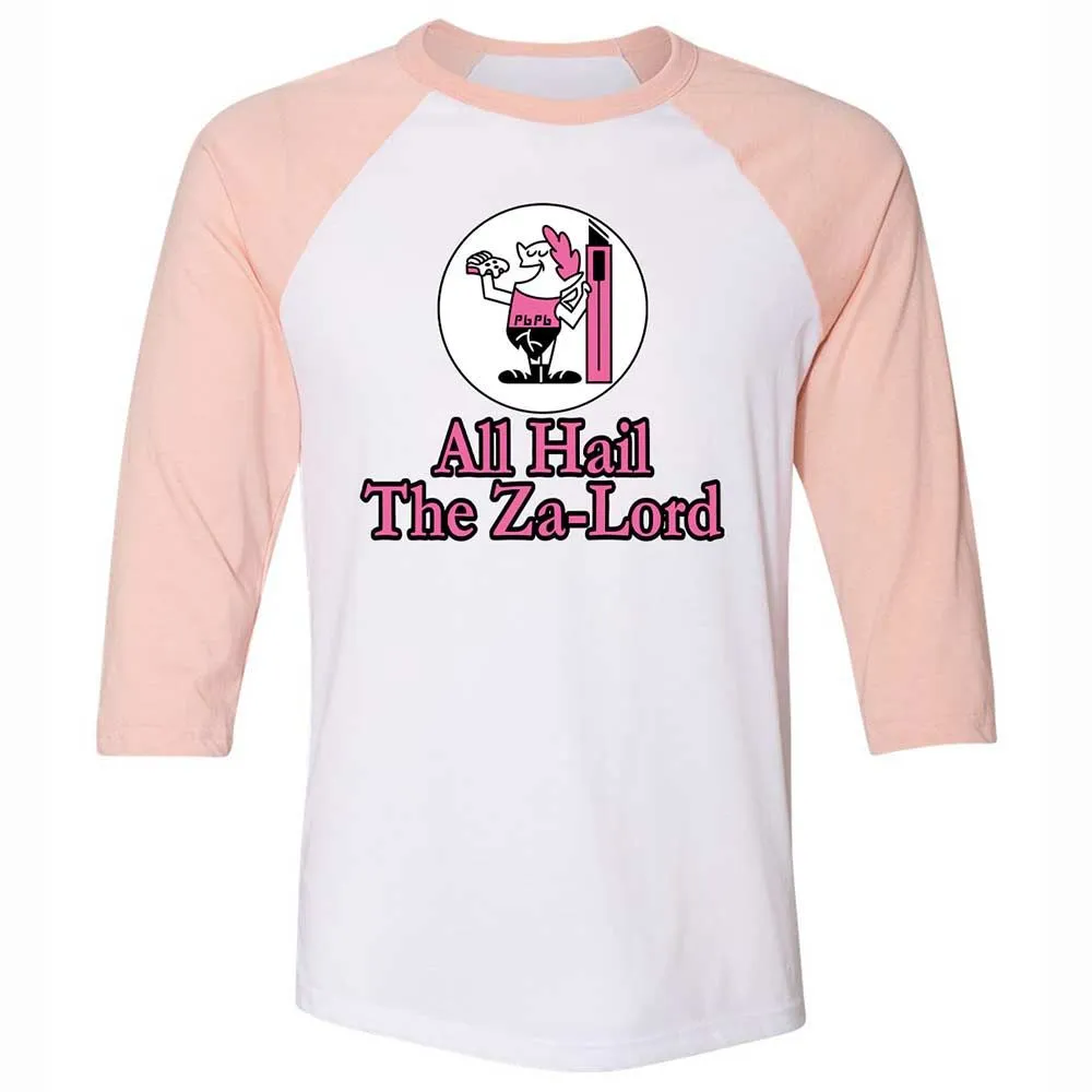 All Hail The Za-Lord - White/Heather Peach - 5