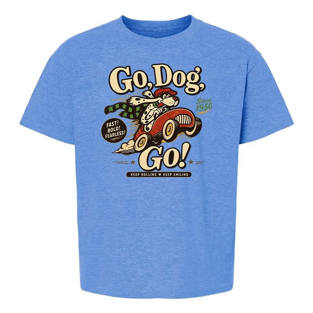 Kids T-Shirt - 1WQKDBPV - Heather Royal - 14