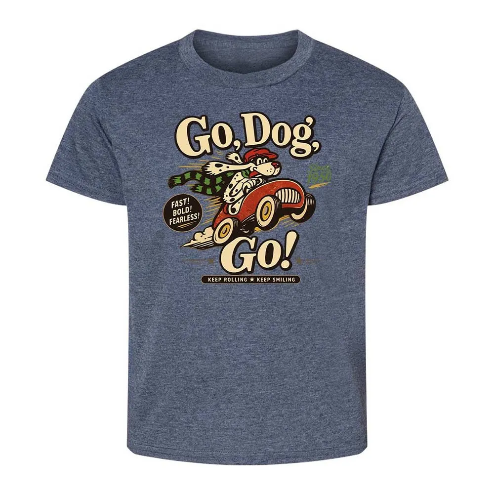 Kids T-Shirt - 1WQKDBPV - Heather Navy - 15