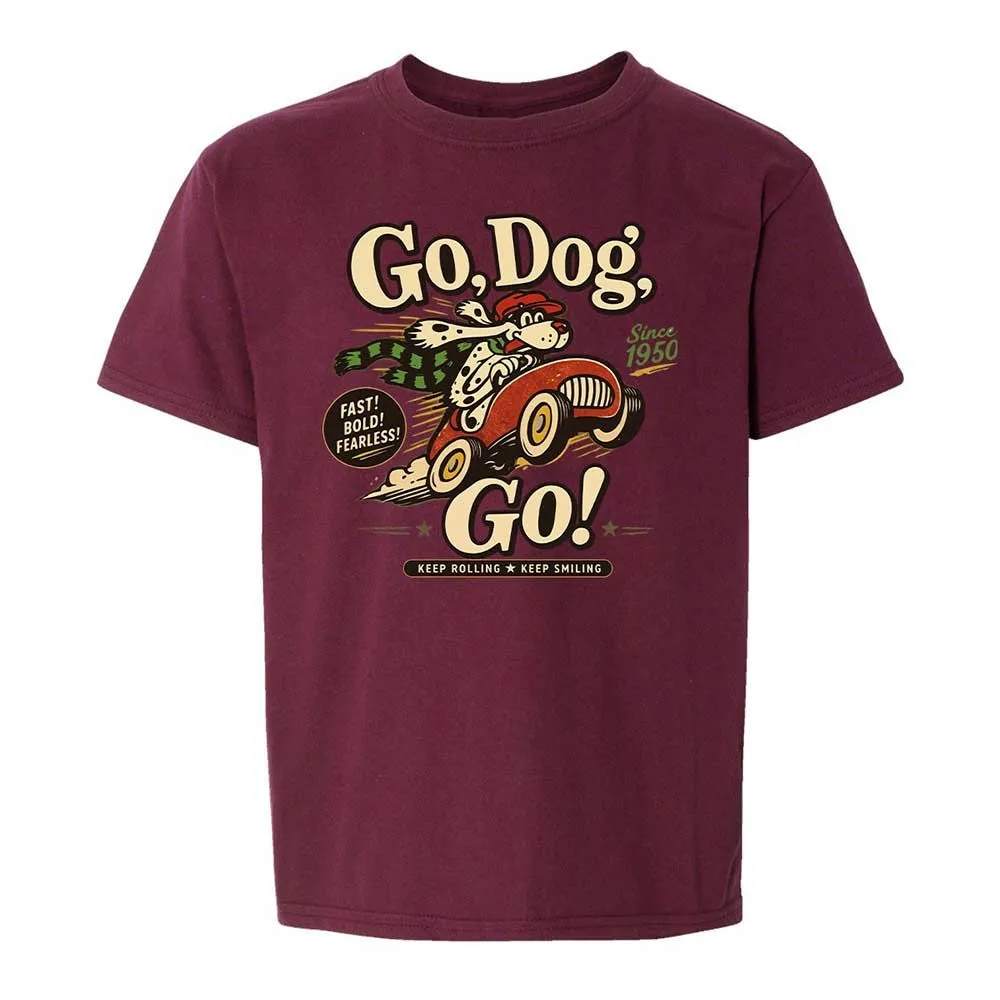 Kids T-Shirt - 1WQKDBPV - Maroon - 19