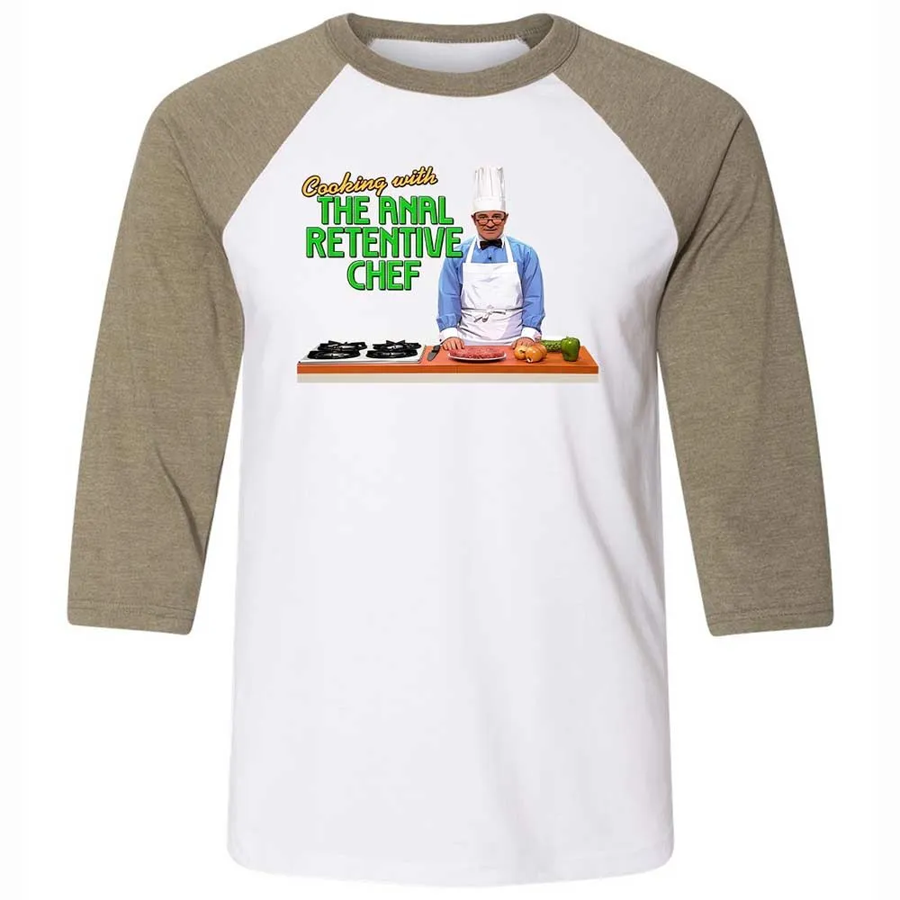 Unisex 3/4 Baseball Tee - CRW45KVQ - White/Heather Olive - 4
