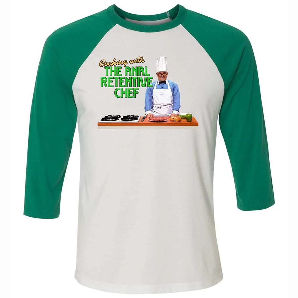 Unisex 3/4 Baseball Tee - CRW45KVQ - White/Kelly - 6