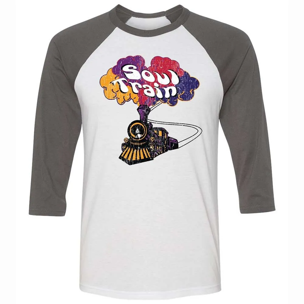 Unisex 3/4 Baseball Tee - K5JWLMM4 - White/Asphalt - 2