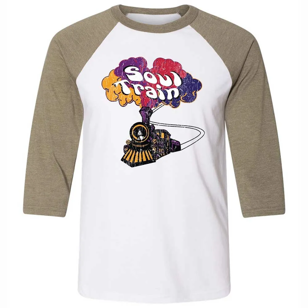 Unisex 3/4 Baseball Tee - K5JWLMM4 - White/Heather Olive - 4