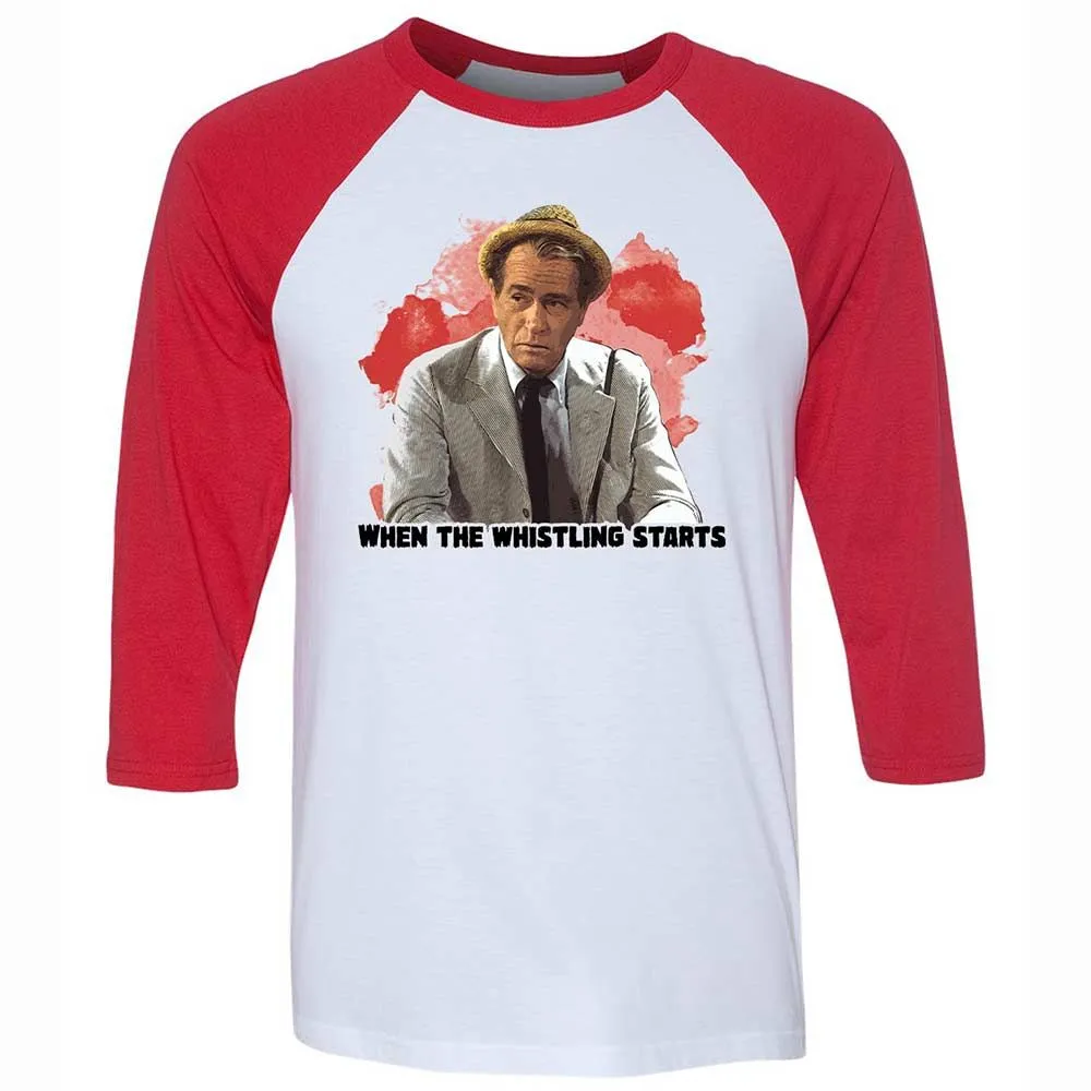 Unisex 3/4 Baseball Tee - NT27EKPN - White/Red - 9
