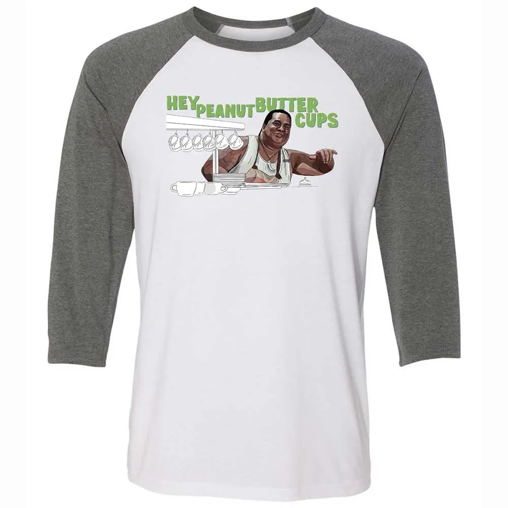 Unisex 3/4 Baseball Tee - AKSHMHD9 - White/Deep Heather - 11