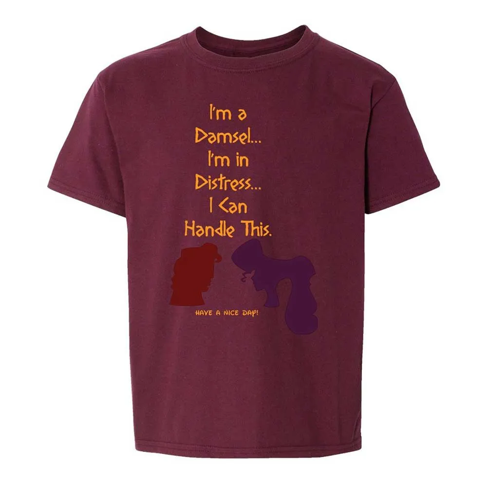 Kids T-Shirt - C3414JVC - Maroon - 19
