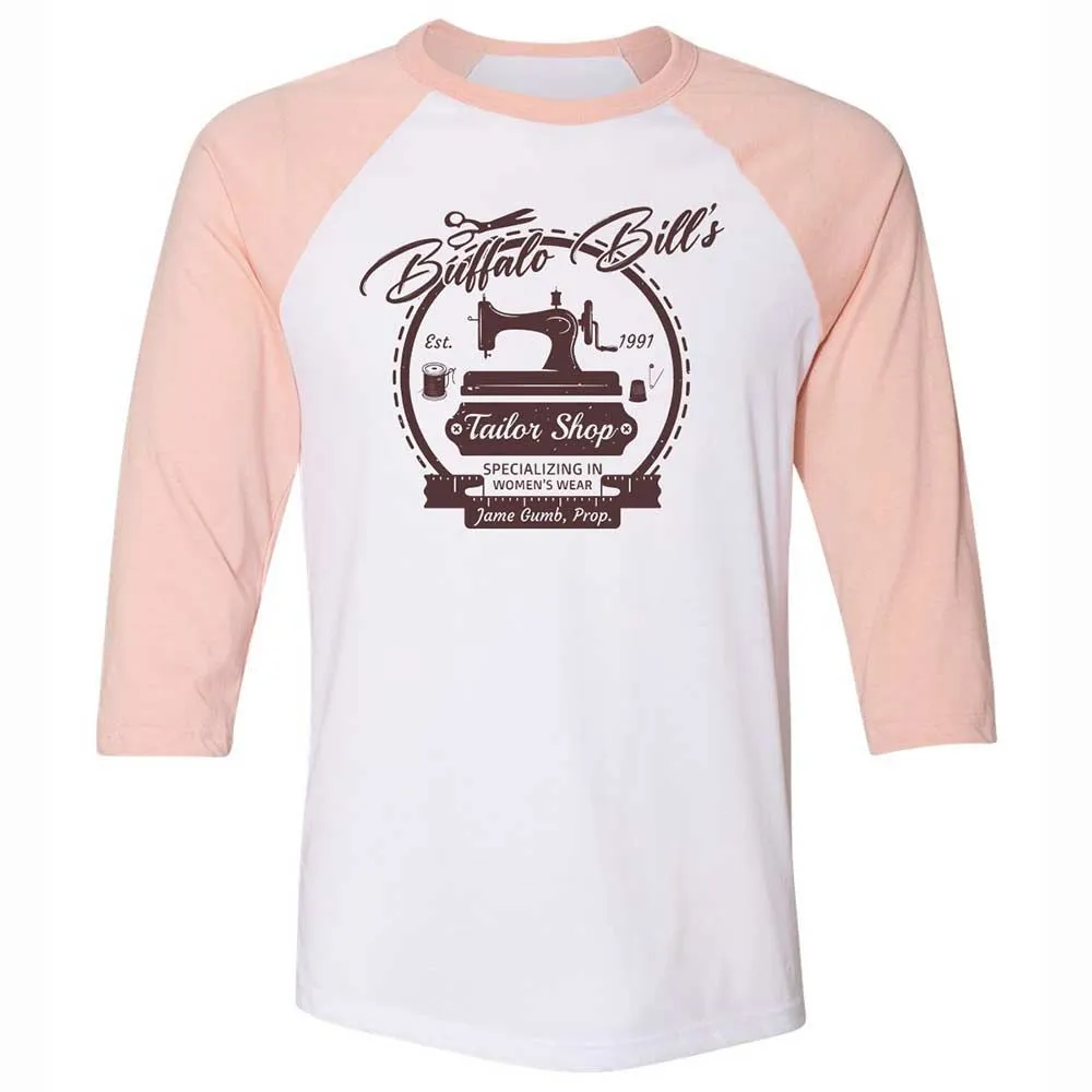 Unisex 3/4 Baseball Tee - 4U6E2BG2 - White/Heather Peach - 5