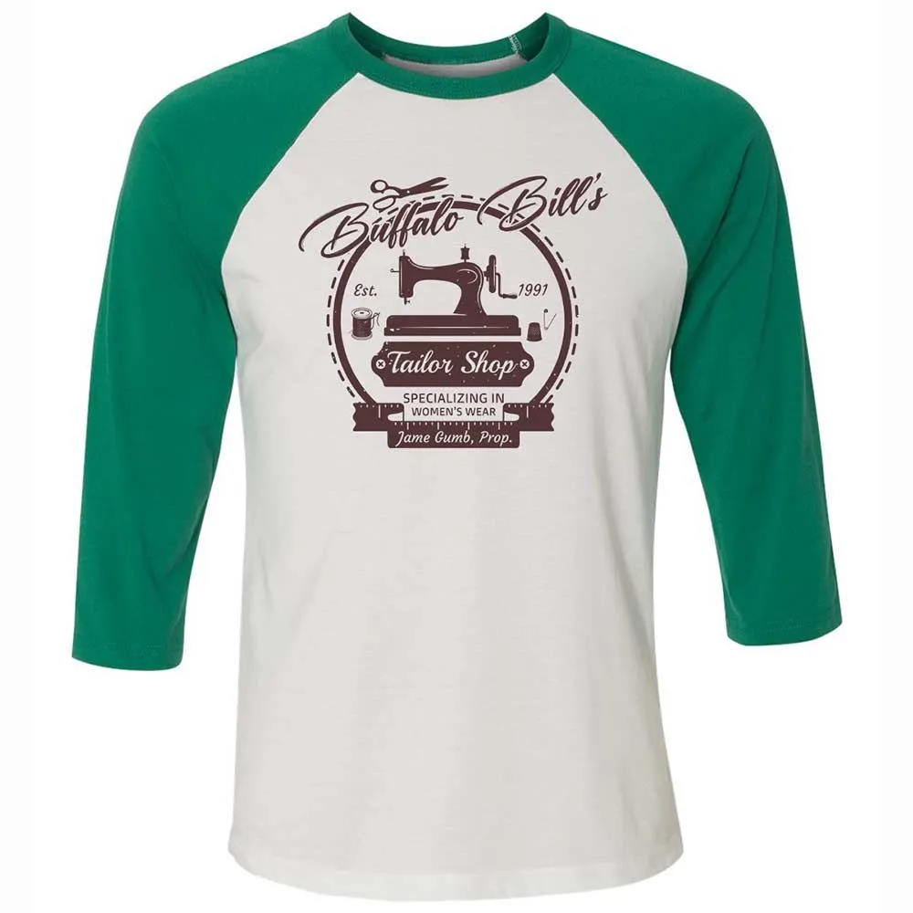 Unisex 3/4 Baseball Tee - 4U6E2BG2 - White/Kelly - 6