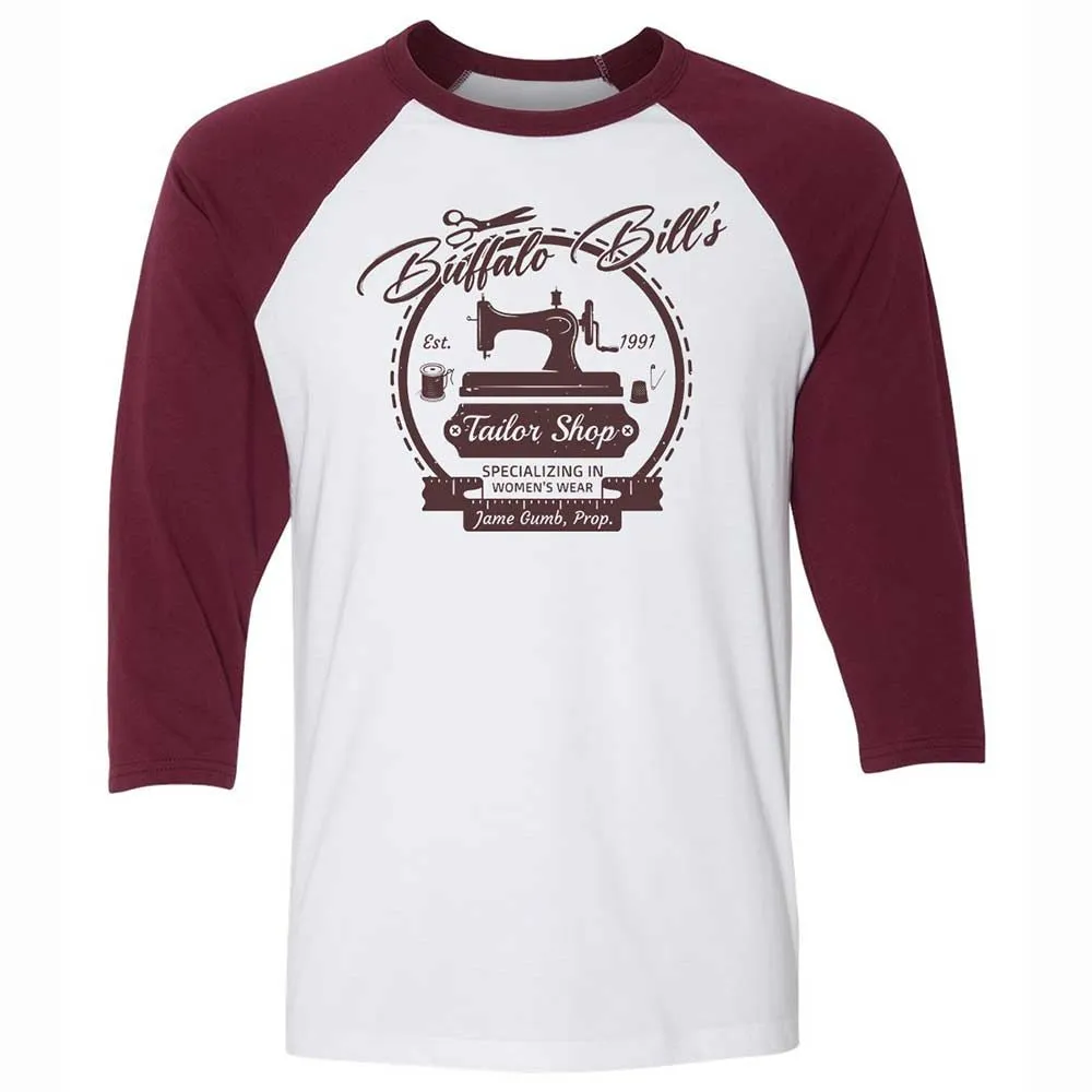 Unisex 3/4 Baseball Tee - 4U6E2BG2 - White/Maroon - 7