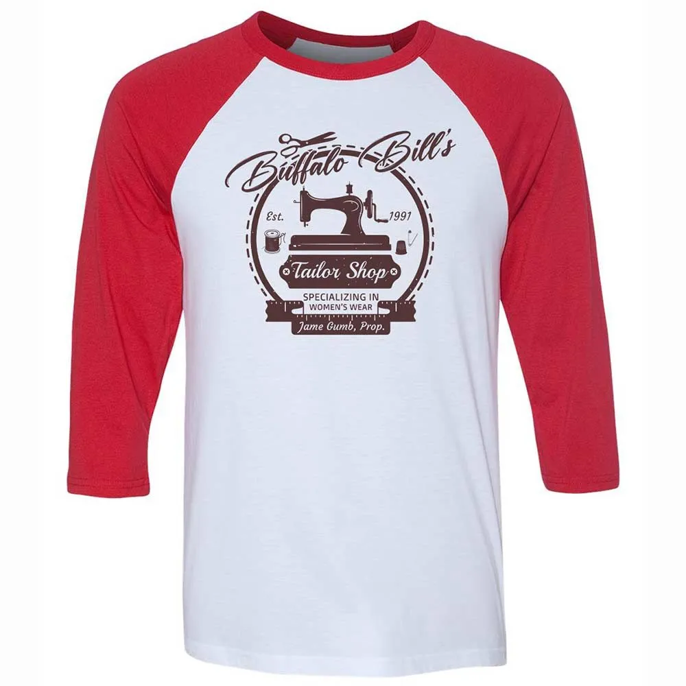 Unisex 3/4 Baseball Tee - 4U6E2BG2 - White/Red - 9