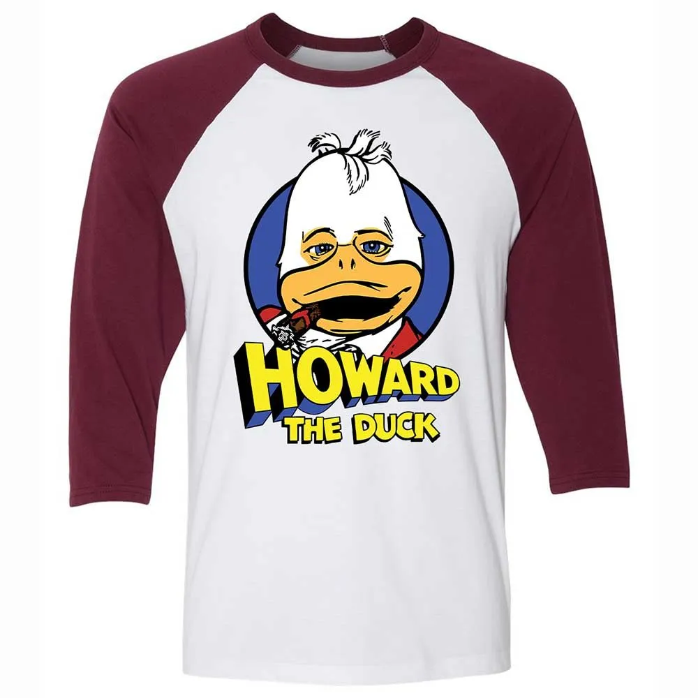 Unisex 3/4 Baseball Tee - 88W8EJKR - White/Maroon - 7