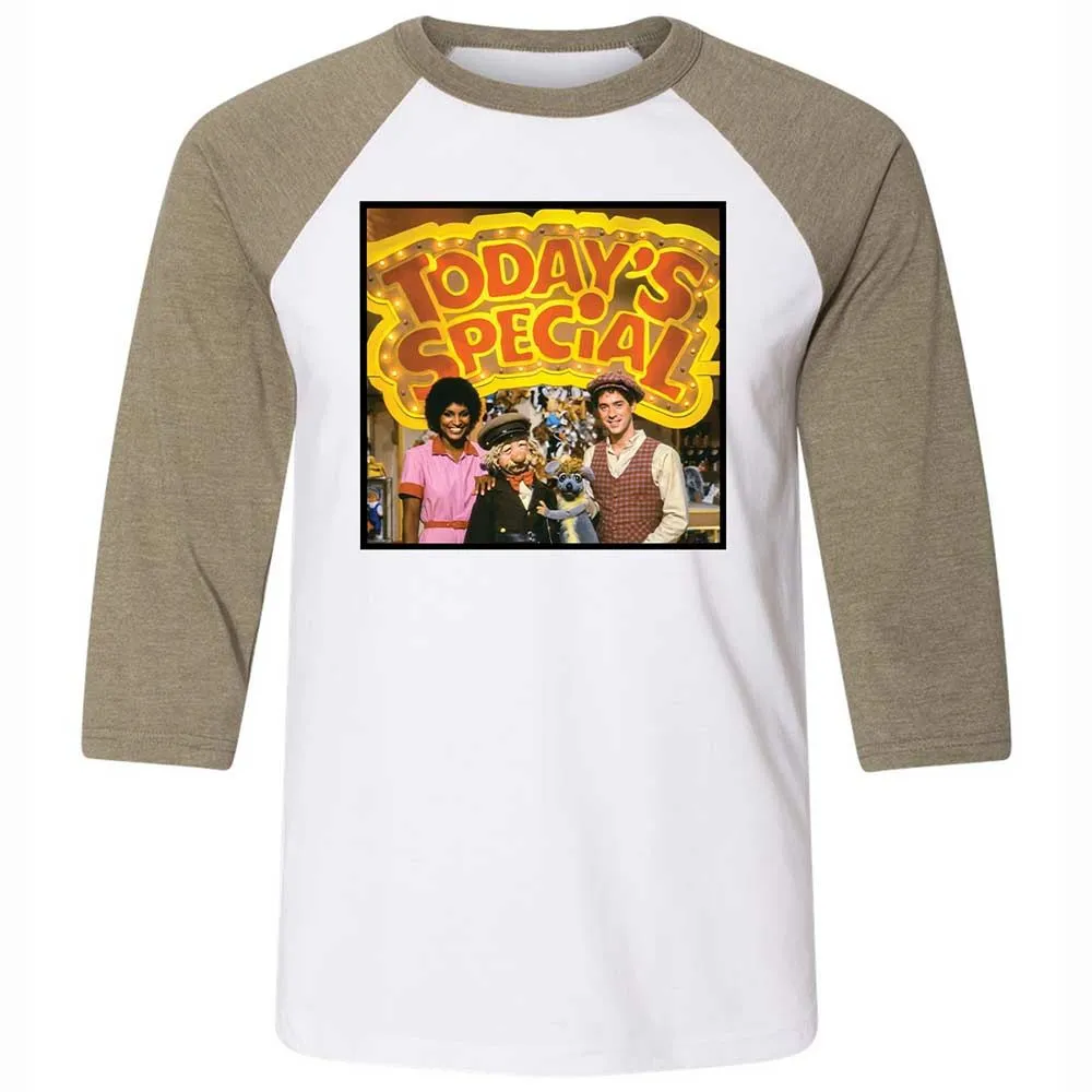 Special 80s Kids Show - White/Heather Olive - 4