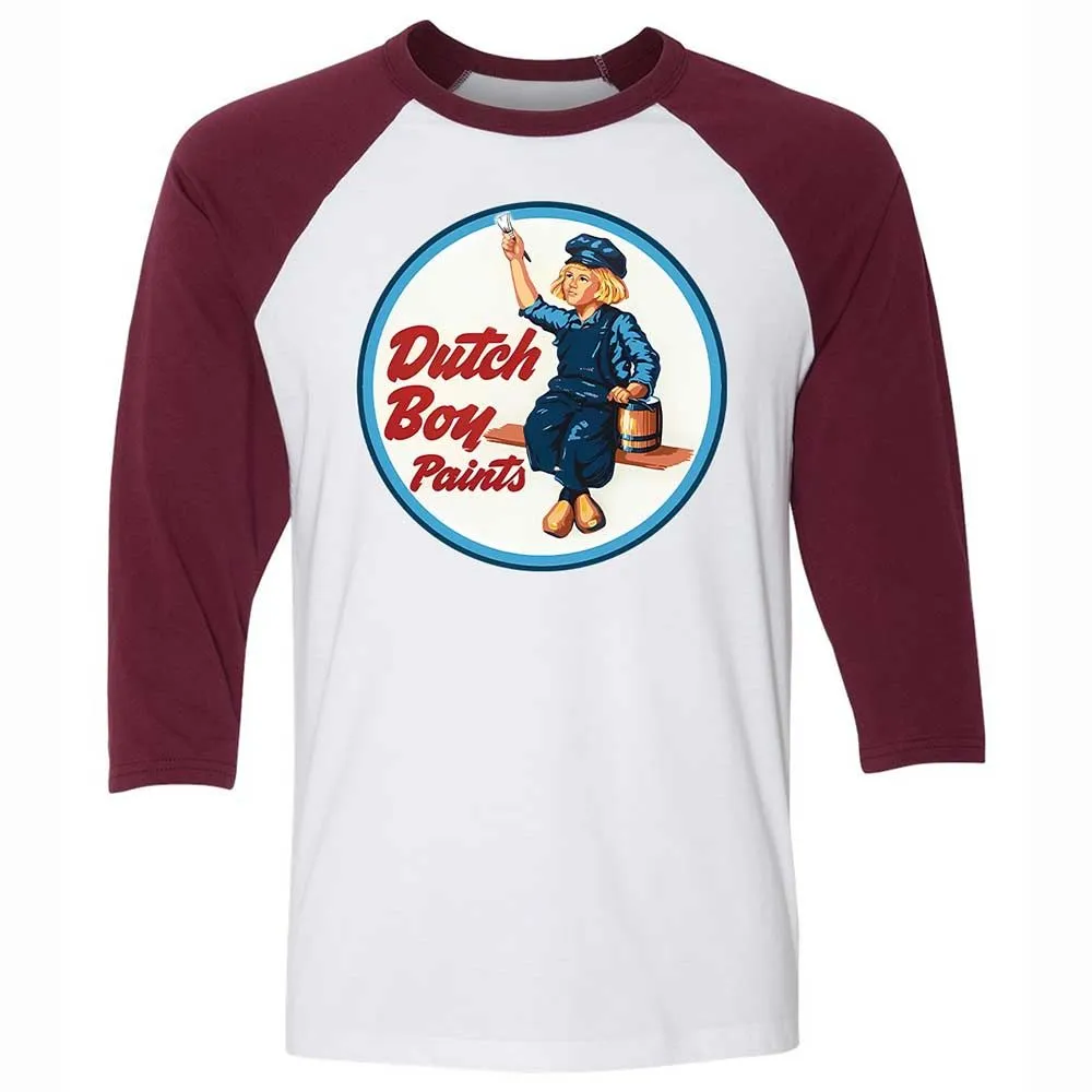Dutch Boy Paint - White/Maroon - 7