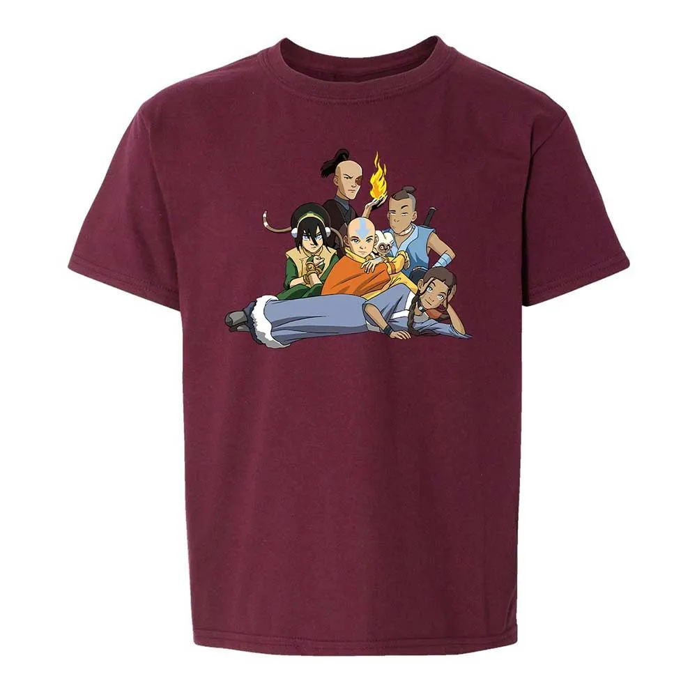 Kids T-Shirt - EGMX1PGP - Maroon - 19