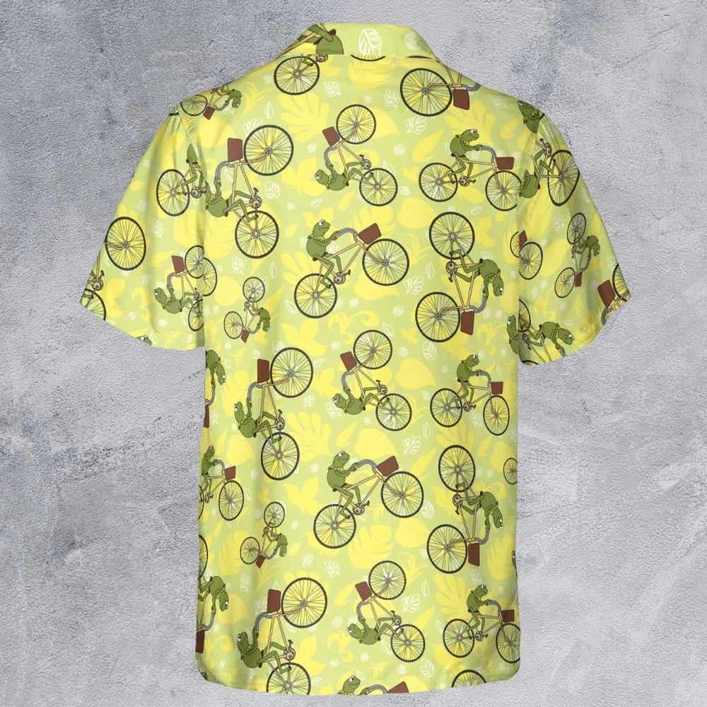 Kermit riding a bike -  - 3