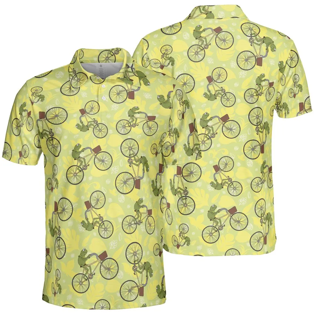 Kermit riding a bike -  - 2