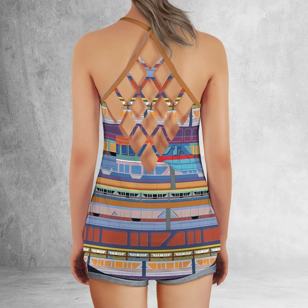 Criss Cross Tank Top - AE3L5PZQ -  - 3