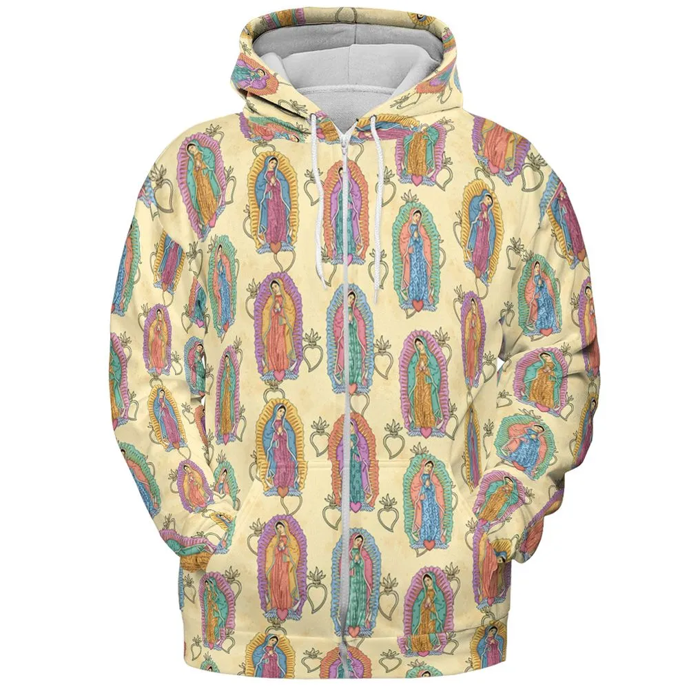 All-over Print Hoodie - E6X5HUTX -  - 3
