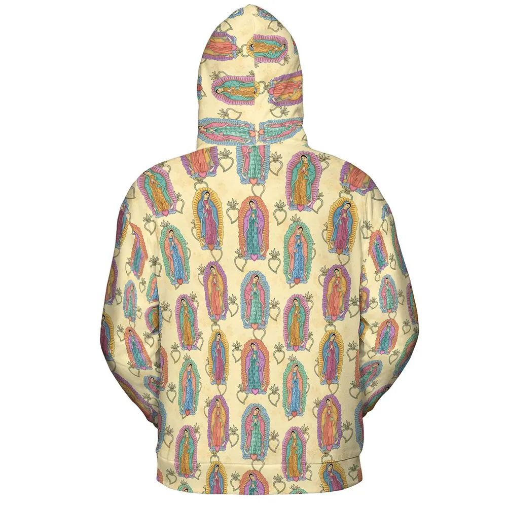 All-over Print Hoodie - E6X5HUTX -  - 4