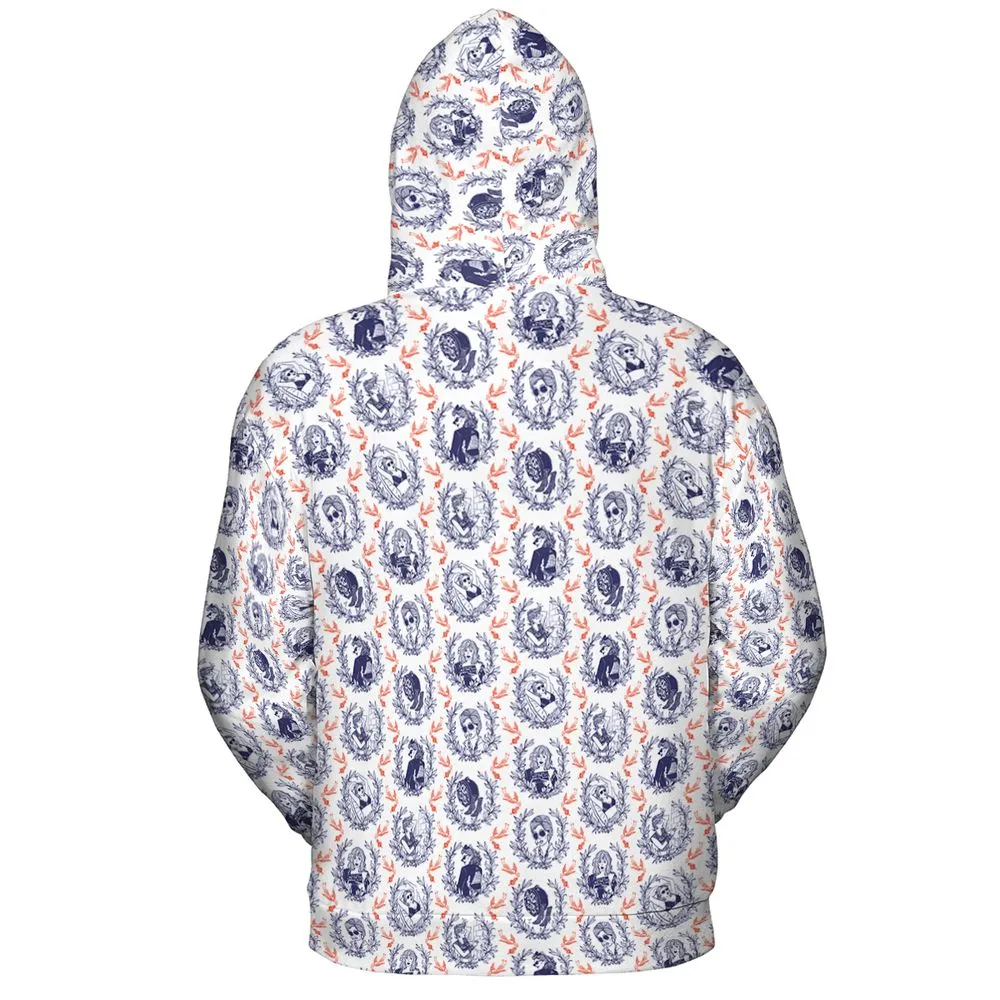 All-over Print Hoodie - SFU3P7B5 -  - 4