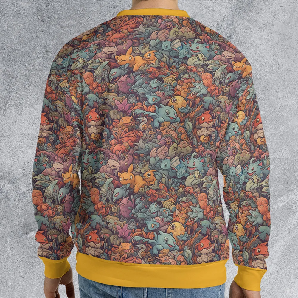 Sea of Creatures All-over Print Sweatshirt - 2