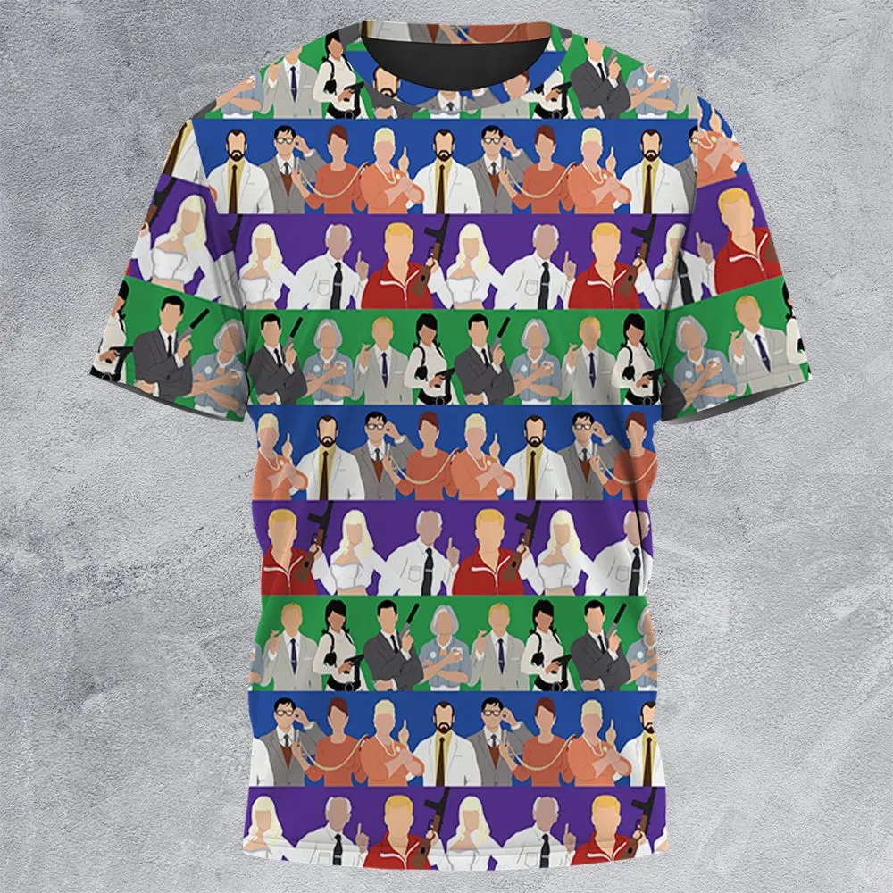 All-Over Print Unisex T-Shirt - FQMR41AS -  - 3
