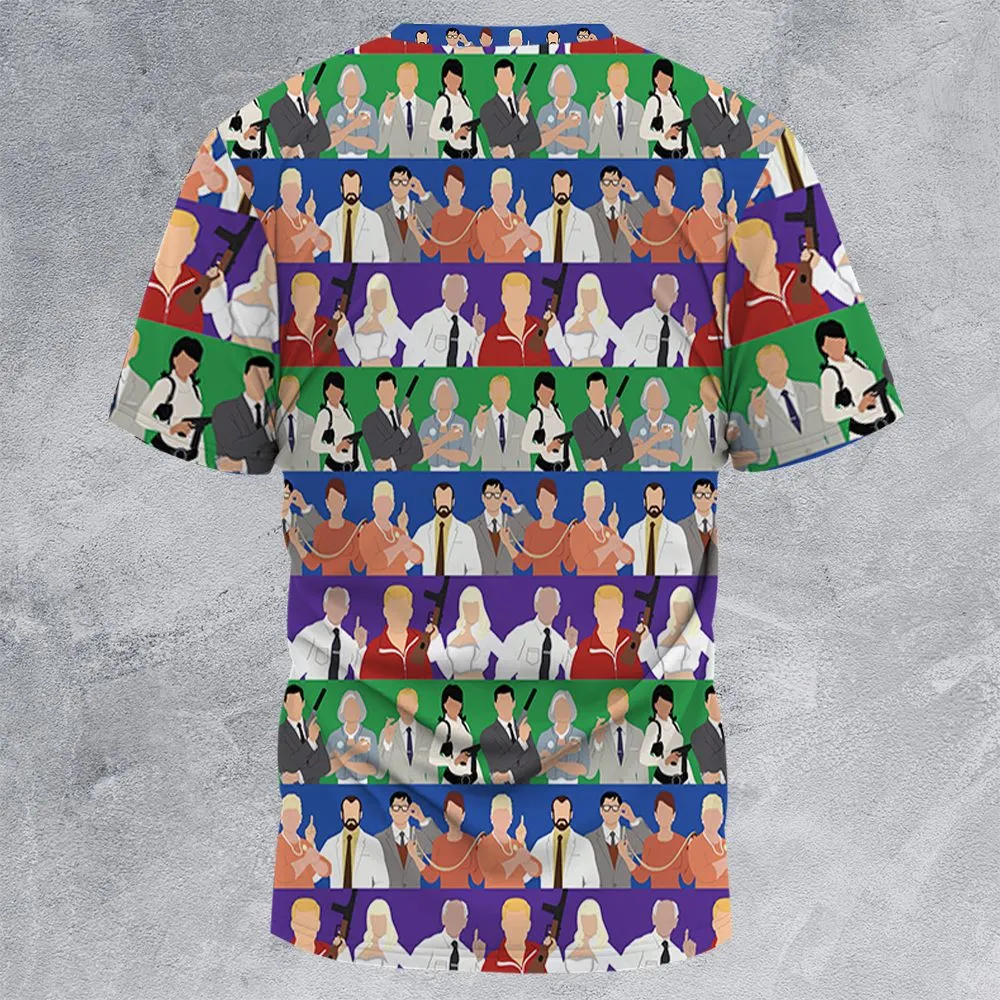All-Over Print Unisex T-Shirt - FQMR41AS -  - 4