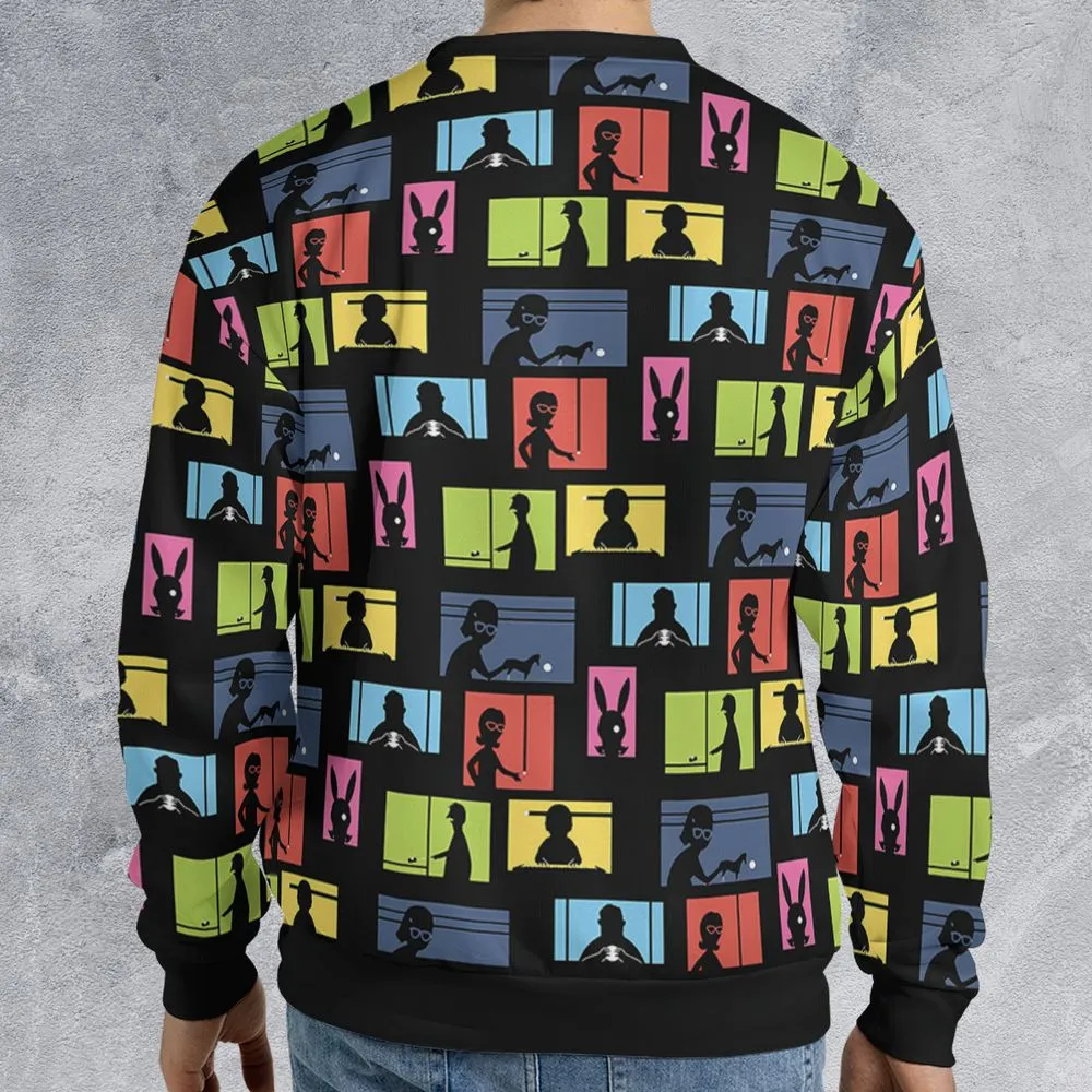 All-over Print Sweatshirt - KVB1J16R -  - 2