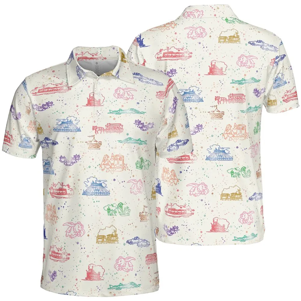 AOP Men/Women Polo Shirt - 6YP4D2QT -  - 2